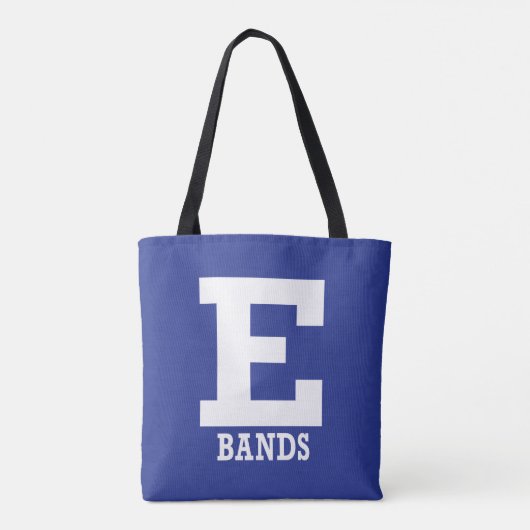 E-bands gelamineerde Canvas tas (Achterkant)