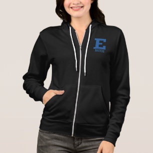 E-bands Vrouwen Black Zip Hoodie