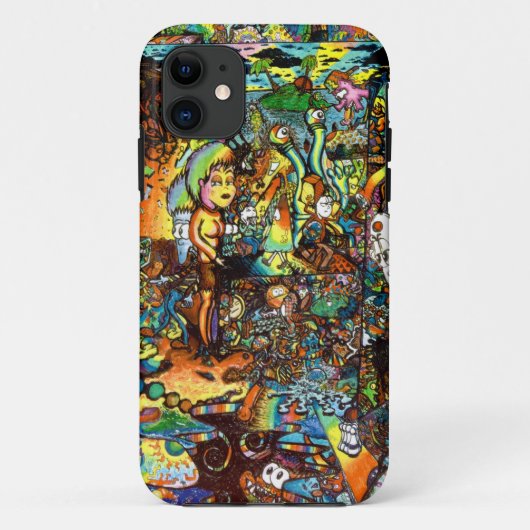E Bent Psychedelic Art Case-Mate iPhone Case (Achterkant)