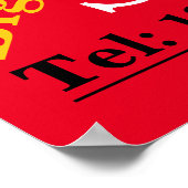 E-BIKE Big SALE SIGN for Showroom windows Poster (Hoek)