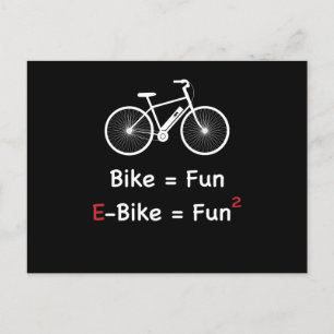 E-Bike Bike Fun Bicycle Pedelec Electric Briefkaart