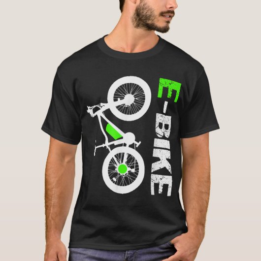 E-Bike - Cool Electric Bicycle Gift T-shirt (Voorkant)
