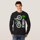 E-Bike - Cool Electric Bicycle Gift T-shirt (Voorkant volledig)