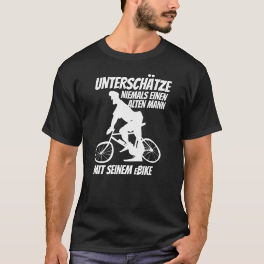 E Bike Driver Ebike Pedelec Electric Bicycle T-shirt (Voorkant)