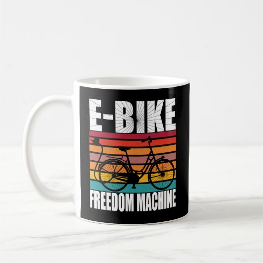 E-Bike Freedom Machine Koffiemok (Links)