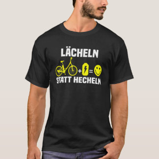 E Bike-Gezegden - elektrische batterijfiets T-shirt