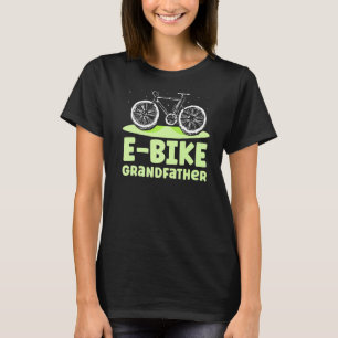 E Bike Grandfather Biker Electric Biking Cyclist G T-shirt