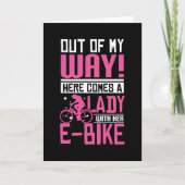 E-bike Lady Kaart (Voorkant)