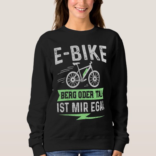 E Bike Mountain of Valley Ist Mir Egal - elektrisc Trui (Voorkant)