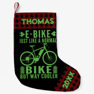 E-Bike net als een normale bike, maar veel koeler Kleine Kerstsok