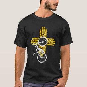 E-Bike New Mexico Zia symbool T-shirt