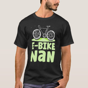 E-Bike Oma Fietser Wielrenner Fietsen Elektrisch O T-shirt