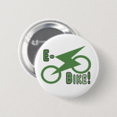 E-Bike! Ronde Button 5,7 Cm (Voorkant /achterkant)