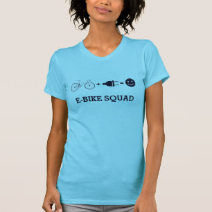 E Bike Squad Elektrische Fiets = Gelukkig T-shirt