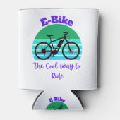 E-Bike The Cool Way to Ride Blikjeskoeler (Voorkant)