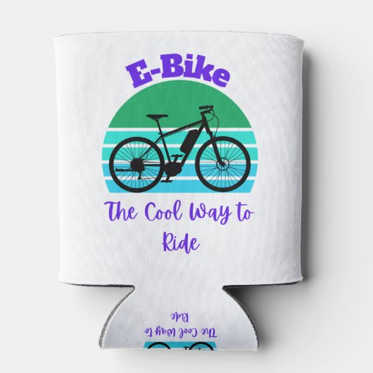 E-Bike The Cool Way to Ride Blikjeskoeler (Achterkant)