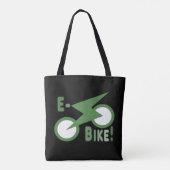 E-Bike! Tote Bag (Achterkant)