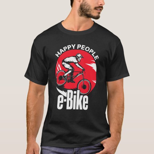 E Biker E Bike Gezegde I Love E Biking T-shirt (Voorkant)
