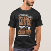 E Biker Shirt Coffee EBike Electric Bike E Biking (Voorkant)
