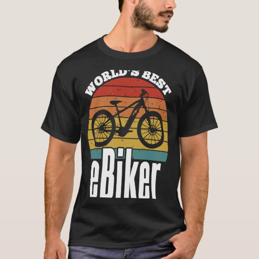 E Biking Greatest E Biker Appreciation E Bike T-shirt (Voorkant)