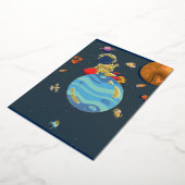 E-boek Cosmique Sticker Folie Uitnodiging (Gedraaid)