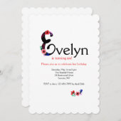 E-brief (elke voornaam toevoegen met letter E) Kaart (Voorkant / Achterkant)