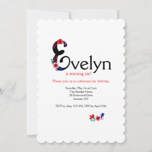 E-brief (elke voornaam toevoegen met letter E) Kaart