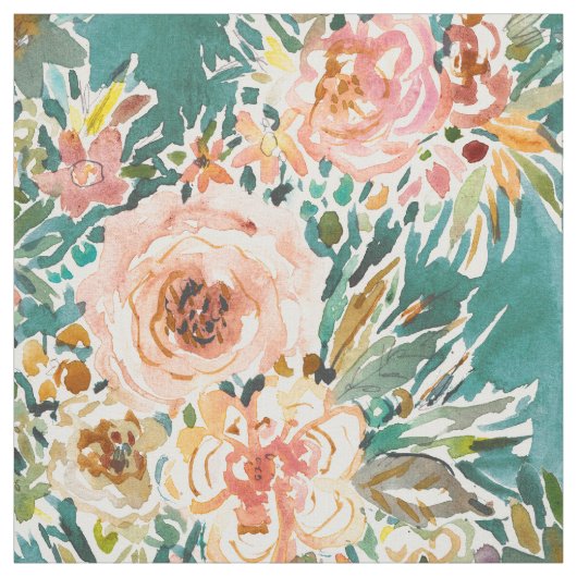 E-BULLIENCE Lush Floral Stof (Swatch)