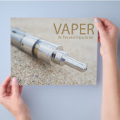E-cig en dampen flyer (Hand)