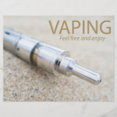 E-cig en dampen flyer (Voorkant)