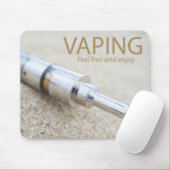 E-cig en dampen muismat (Met muis)