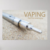E-cig en dampen poster (Voorkant)