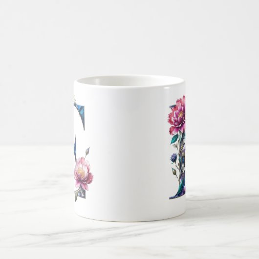 E Coffee Mok – Floral Design voor Gifting (Center)