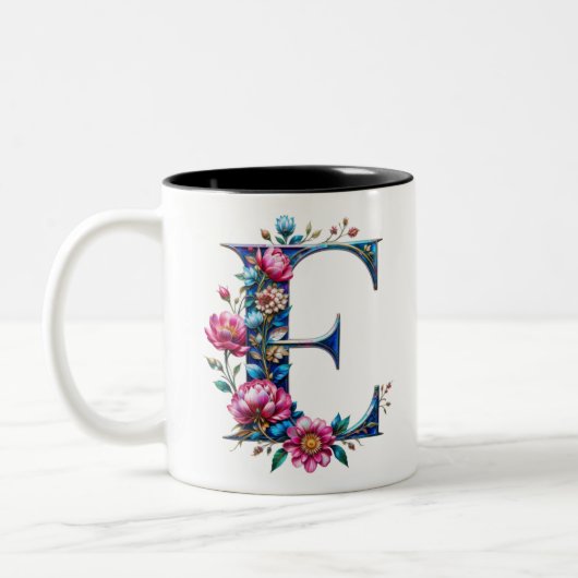 E Coffee Mok – Floral Design voor Gifting (Links)