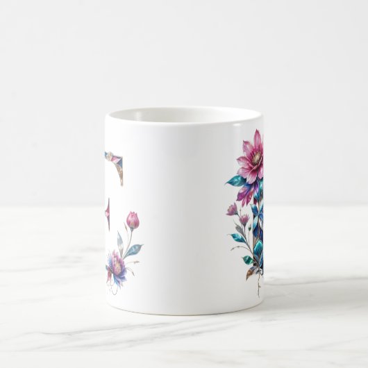 E Coffee Mok – Floral Design voor Gifting (Center)