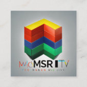 E-commerce Business Developer Vierkante Visitekaartje (Voorkant)