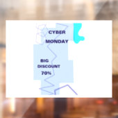 E-commerce Cyber Monday Deal Raamsticker (Vel 2)