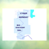 E-commerce Cyber Monday Deal Raamsticker (Vel 3)