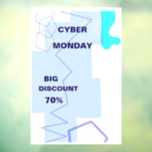 E-commerce Cyber Monday Deal Raamsticker (Vel 3)