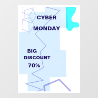 E-commerce Cyber Monday Deal Raamsticker