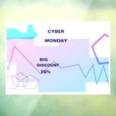 E-commerce Cyber Monday Deal Raamsticker (Vel 3)