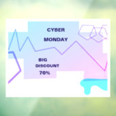 E-commerce Cyber Monday Deal Raamsticker (Vel 3)