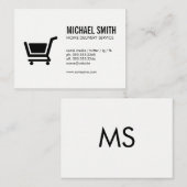 E-commerce / Monogram Visitekaartje (Voorkant / Achterkant)