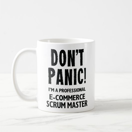 E-commerce Scrum Master Koffiemok (Links)