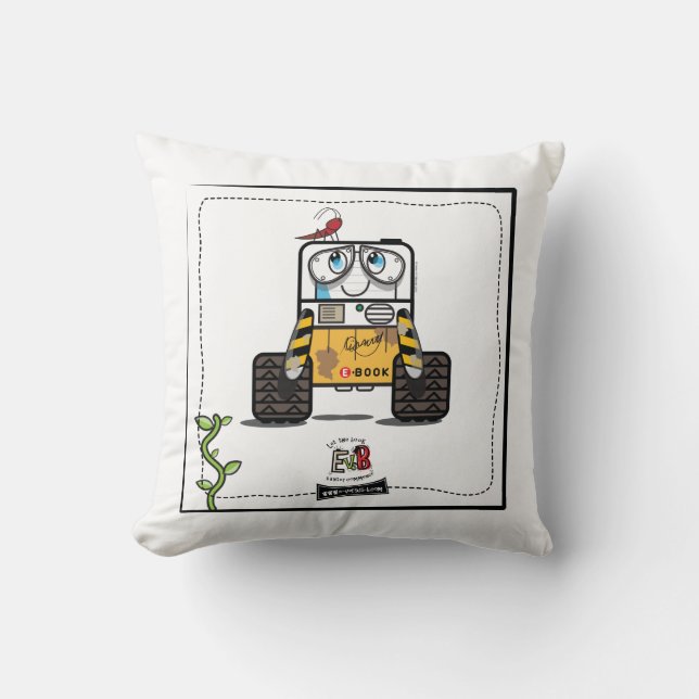 E de mok "E-boek" van het boek Kussen (Voorkant)