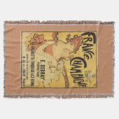 E. Debray Champagne Advertisement Poster Deken (Voorkant)