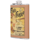 E. Debray Champagne Advertisement Poster Heupfles (Links)