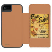 E. Debray Champagne Advertisement Poster Incipio iPhone Portemonnee Hoesje (Agenda Open)