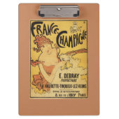 E. Debray Champagne Advertisement Poster Klembord (Voorkant)