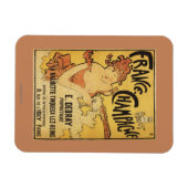 E. Debray Champagne Advertisement Poster Magneet (Horizontaal)